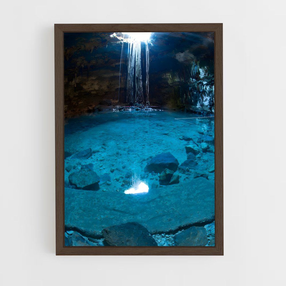 Poster La Cascade Éternelle – affiche Plongée en apnée (vue 5)